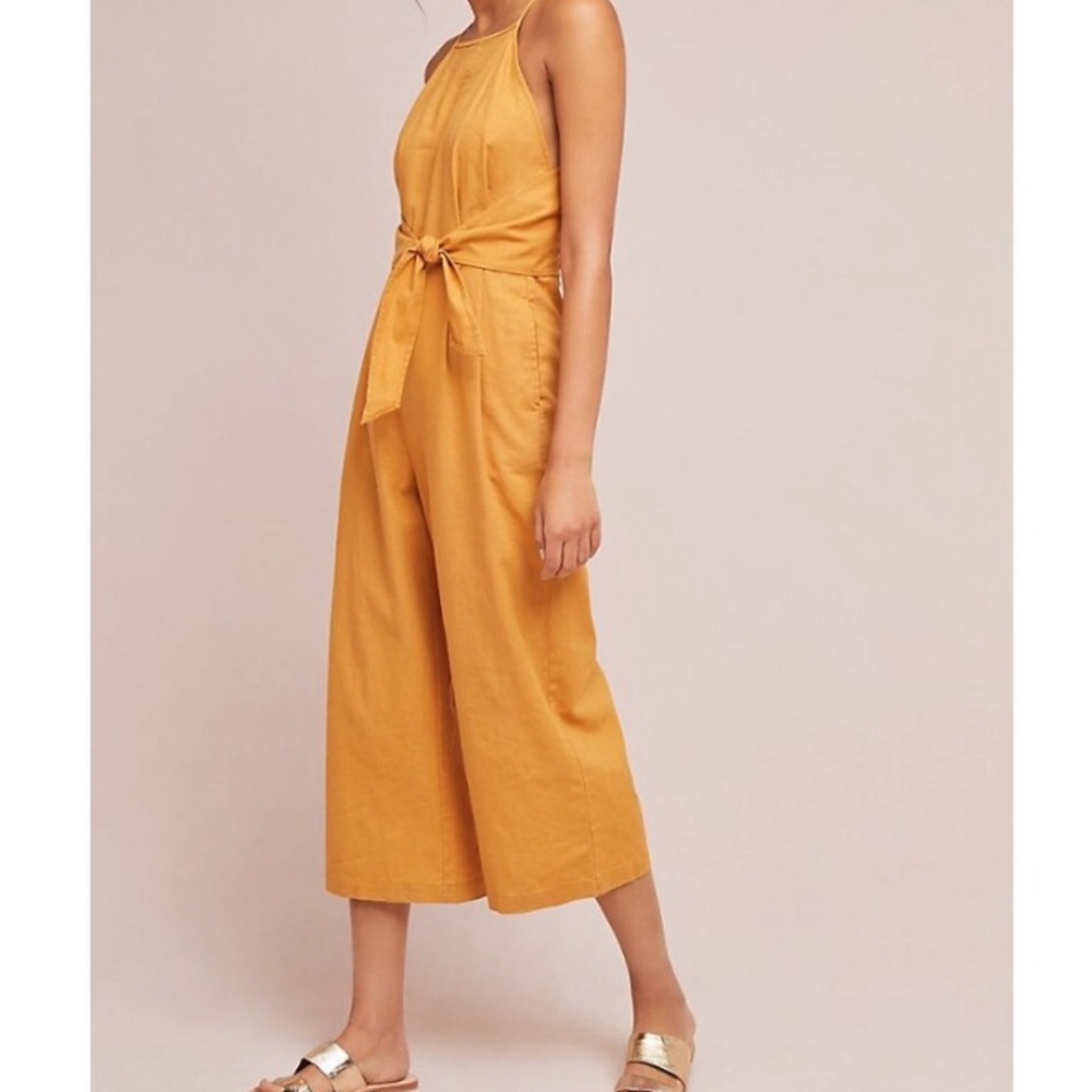 Anthropologie Greylin linen jumpsuit